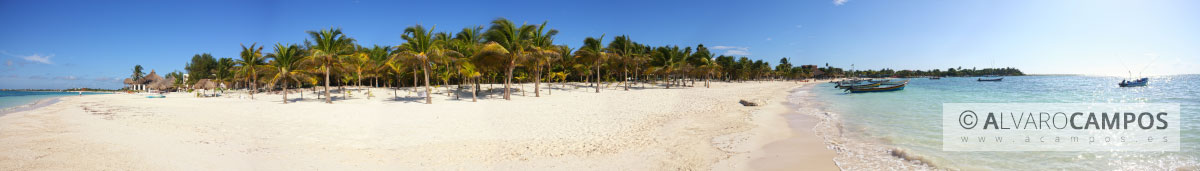 Panorámica Playa de Akumal / Akumal Beach Panoramic