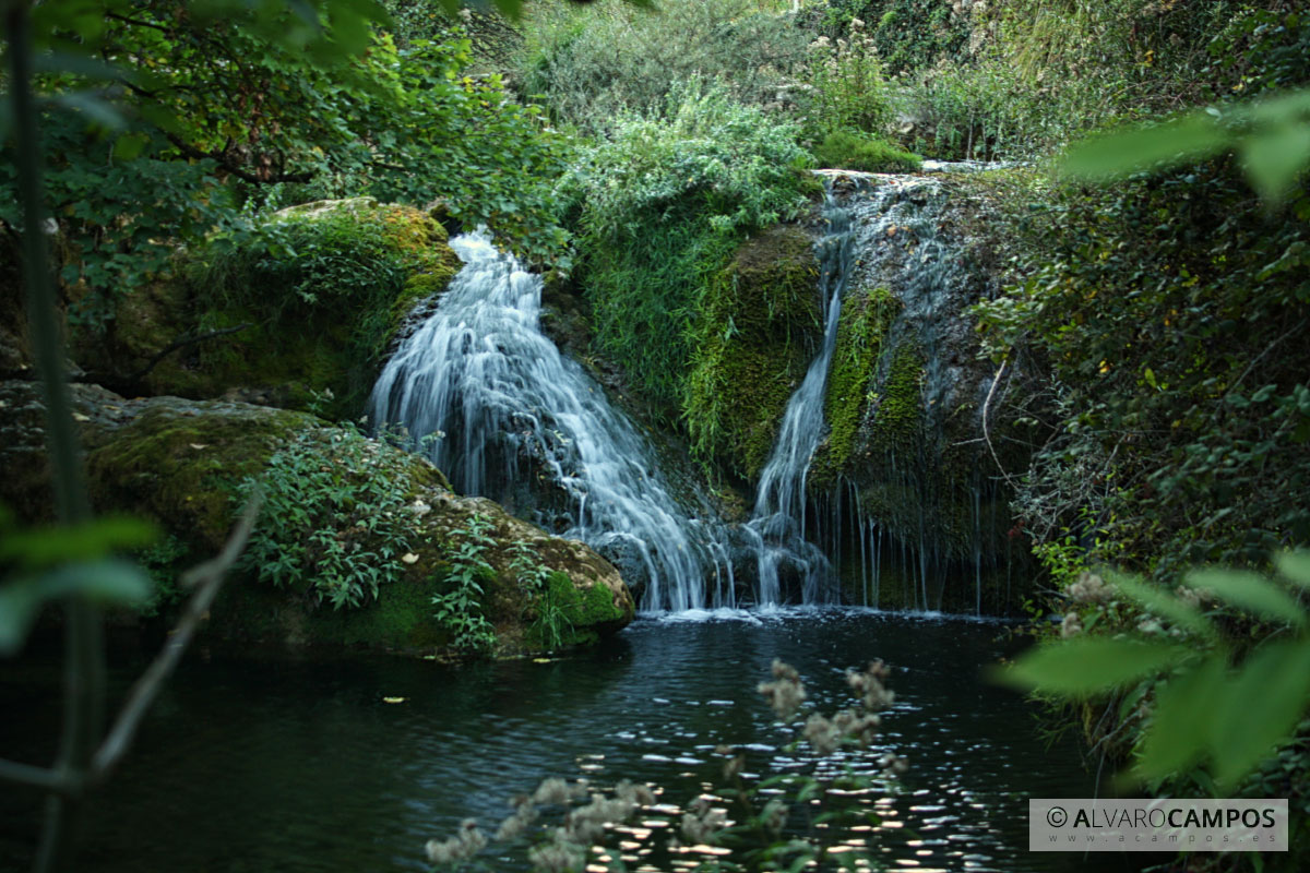 Cascada Rio Ayuda, junto al viejo molino (Sáseta)