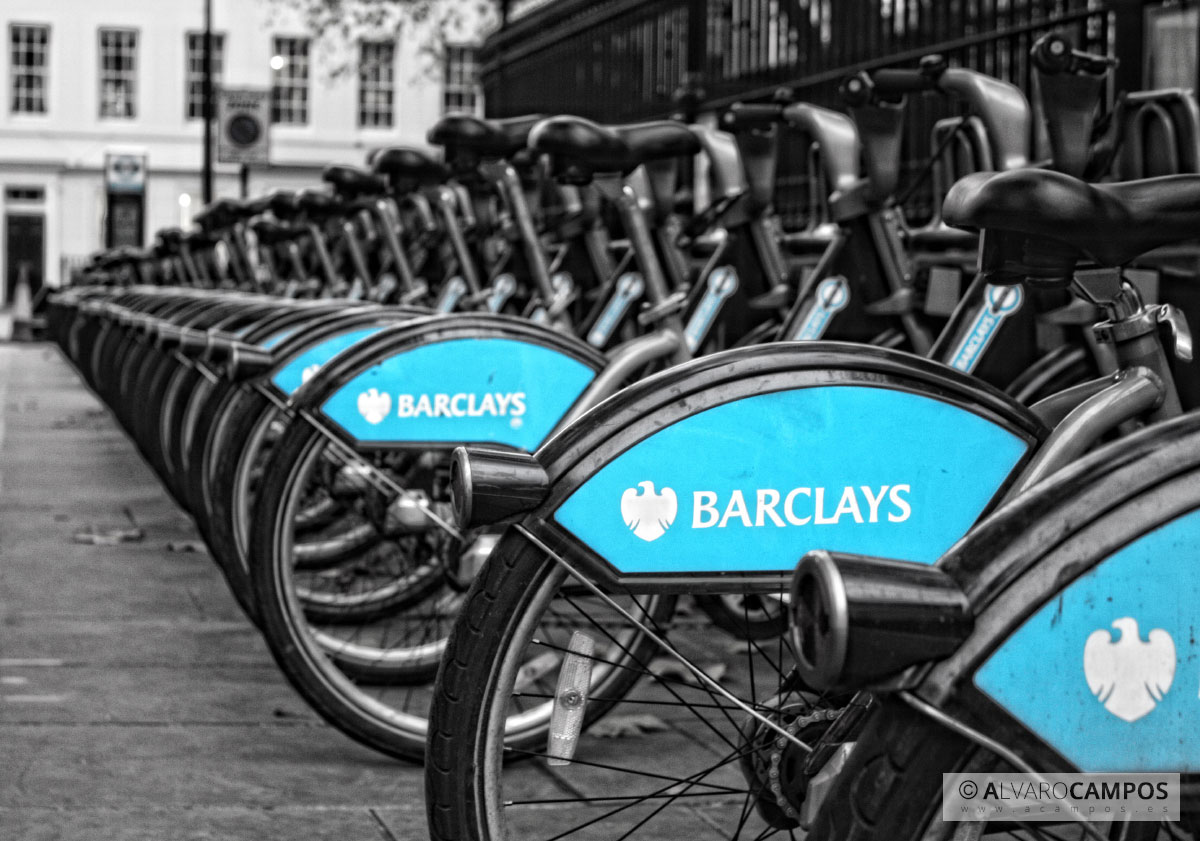 Bicicletas Barclays en Londres