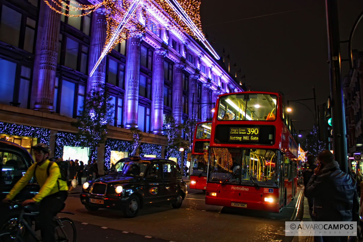 Oxford Street de noche