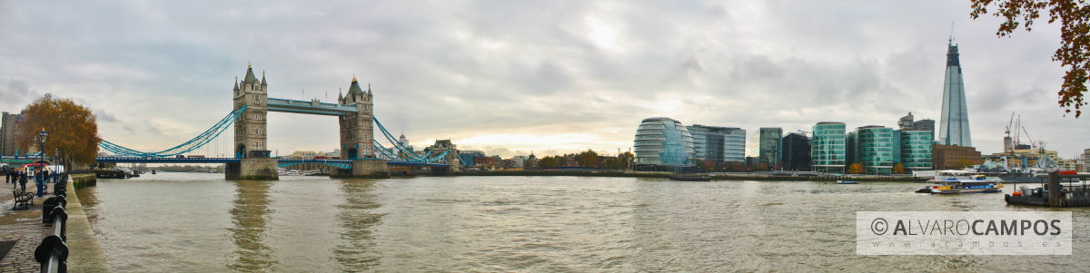 Panorámica del Puente de la Torre / Panoramic of Tower Bridge