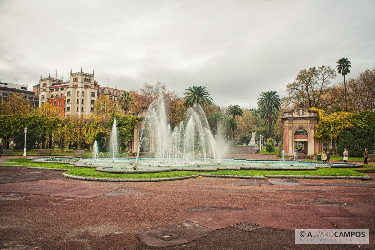 Fuente del parque de Doña Casilda en Bilbao