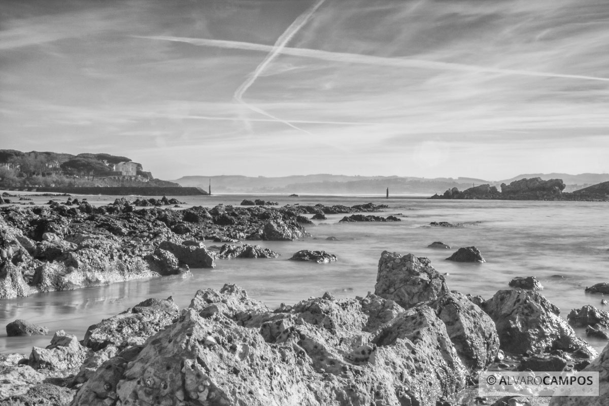 Rocas de la playa de La Magdalena (Santander)