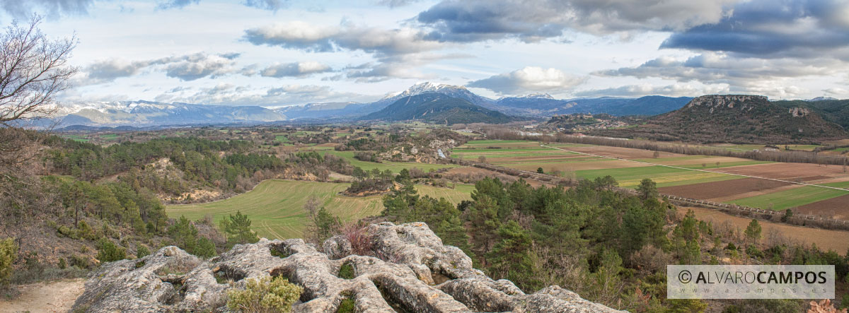 Panorámica de la Necrópolis de San Clemente en Quintana María