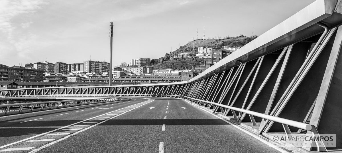 Panorámica del Puente Euskalduna