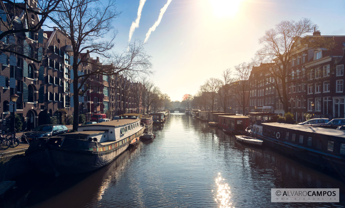 Casas flotantes en Amsterdam