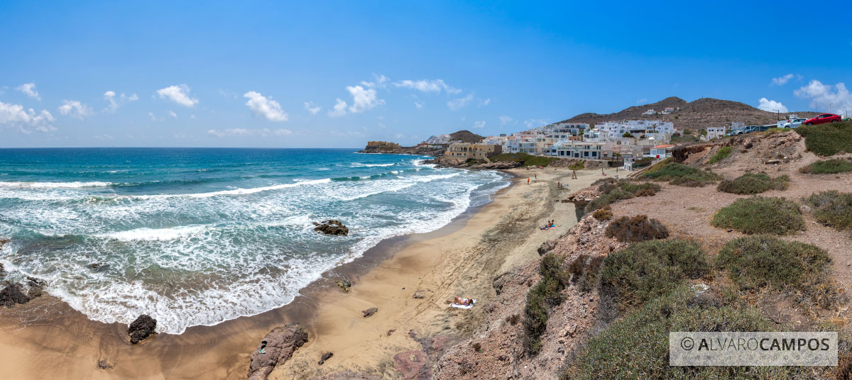 Panorámica de la playa de San José (Almería)