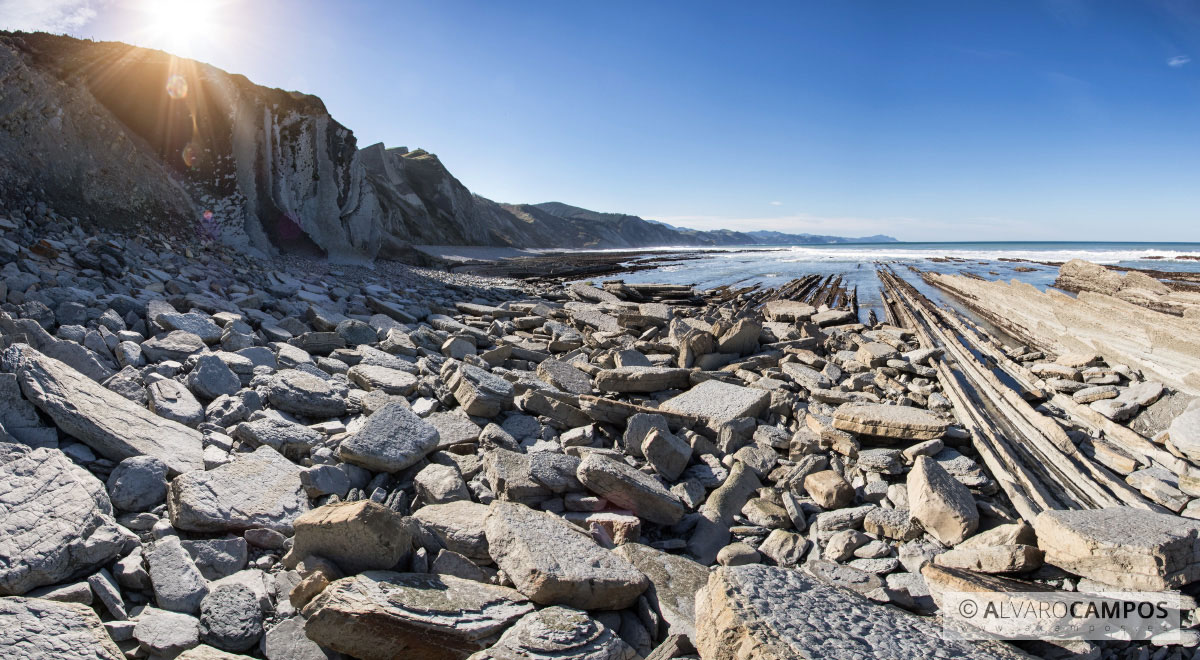 Rocas en el flysch de Zumaia