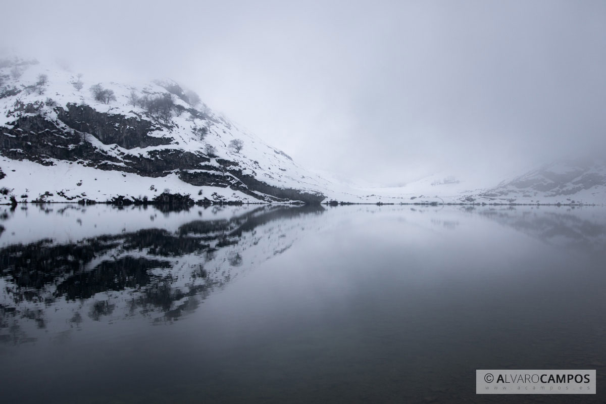 Espejo nevado