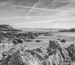 Rocas de la playa de La Magdalena (Santander)