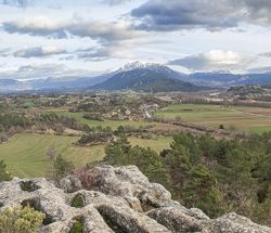 Panorámica de la Necrópolis de San Clemente en Quintana María