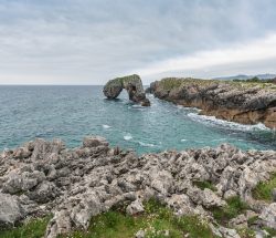 Castro de las gaviotas en Asturias