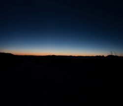 Panorámica de un anochecer en el Valle de Tobalina (Burgos)