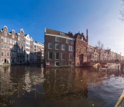 Panorámica de los canales de Amsterdam