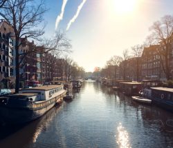 Casas flotantes en Amsterdam