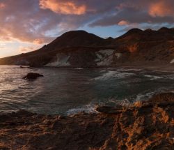 Panorámica desde la Cala Rajá en el Cabo de Gata