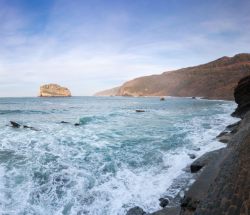 Panorámica junto a las escaleras de San Juan de Gaztelugatxe