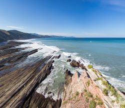 Panorámica del flysch de Zumaia