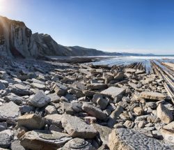 Rocas en el flysch de Zumaia