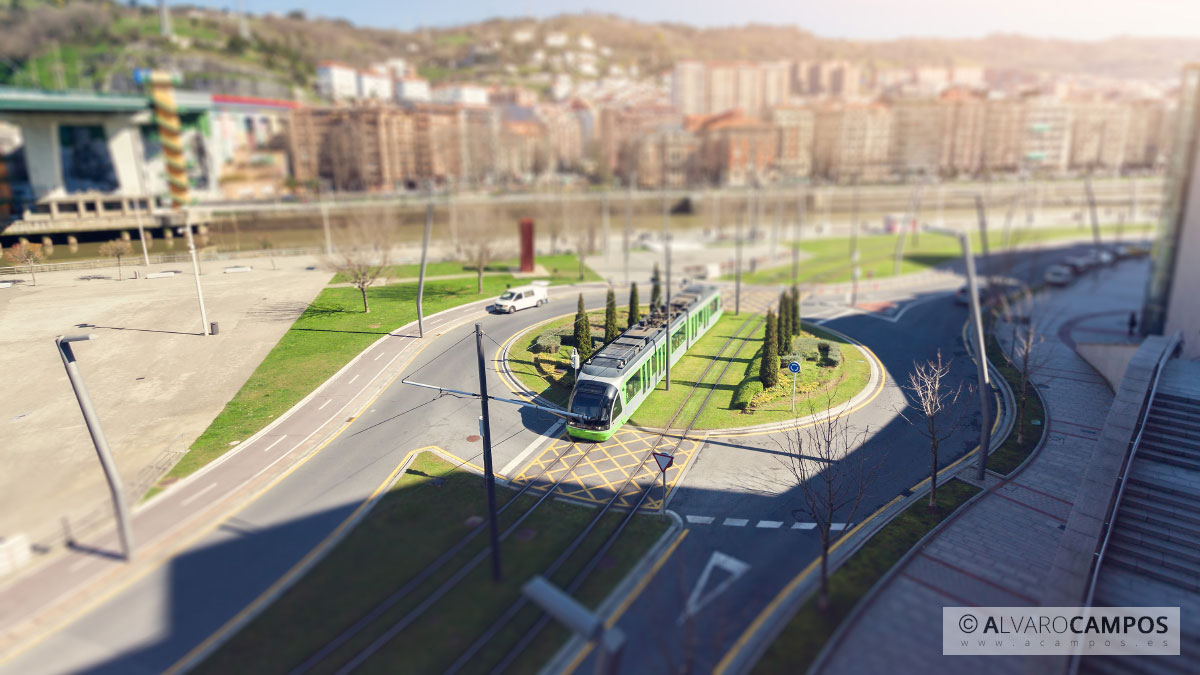 Tranvía en miniatura